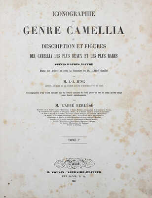 [Берлез Л. Иконография рода камелий или описание и изображения самых красивых и редких камелий...В 3 т.]